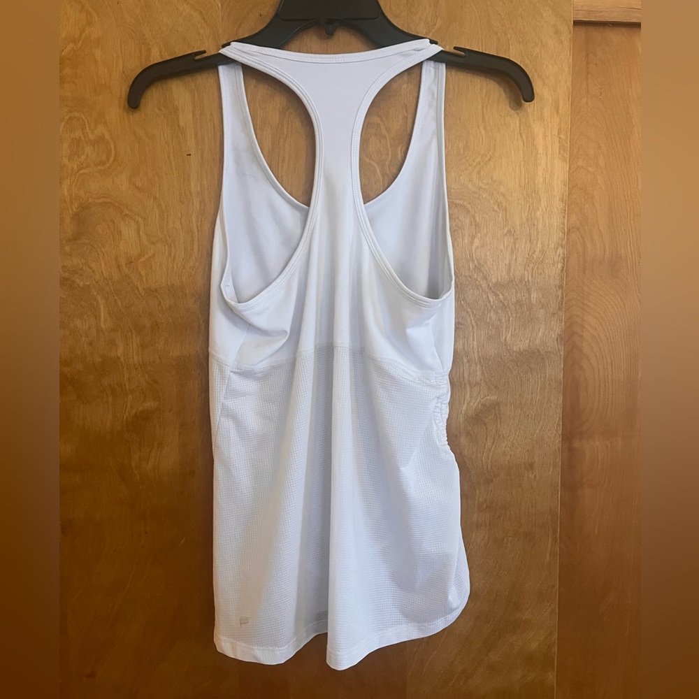 Kate Hudson's Fabletics White Racerback Workout Tank - Picture 2 of 6